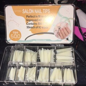 500 count nail tips!!! Never been used.!